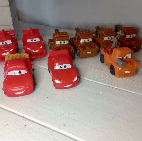 Disney Pixar Cars Happy Meal toy lot 9 McDonald's Mater Lightning McQueen 2022 - Picture 1 of 3